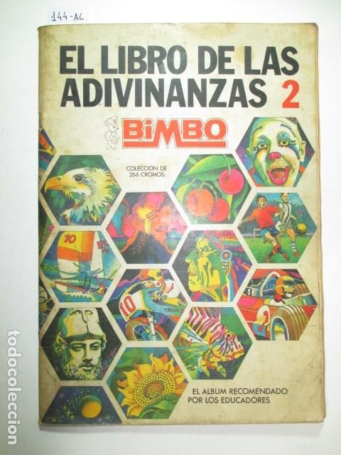 Coleccionismo &aacute;lbum: &Aacute;LBUM DE CROMOS  EL LIBRO DE LAS ADIVINANZAS 2