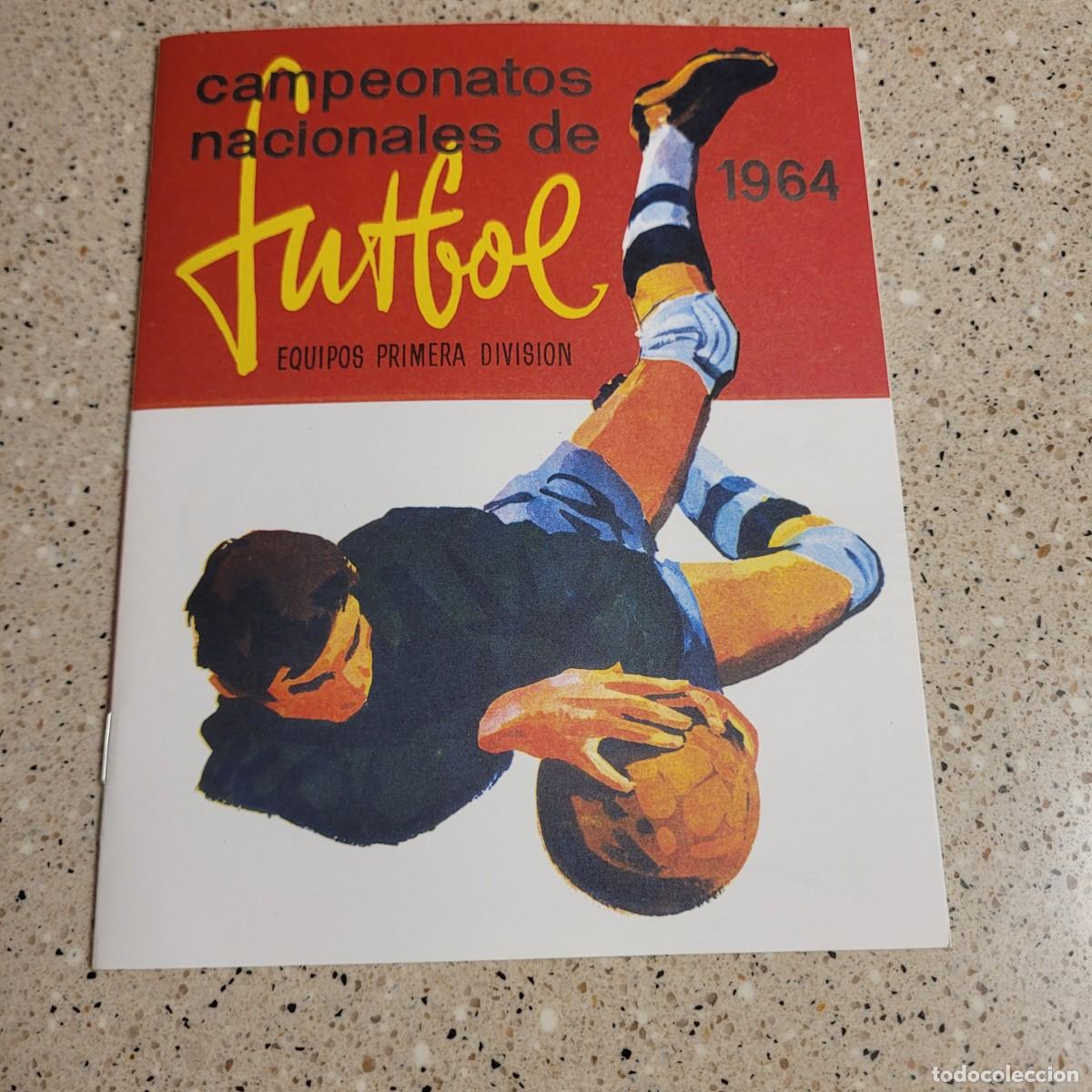 Coleccionismo &aacute;lbum: CAMPEONATOS NACIONALES DE FUTBOL 1964 DE RUIZ ROMERO COMPLETO.LEER COMENTARIOS