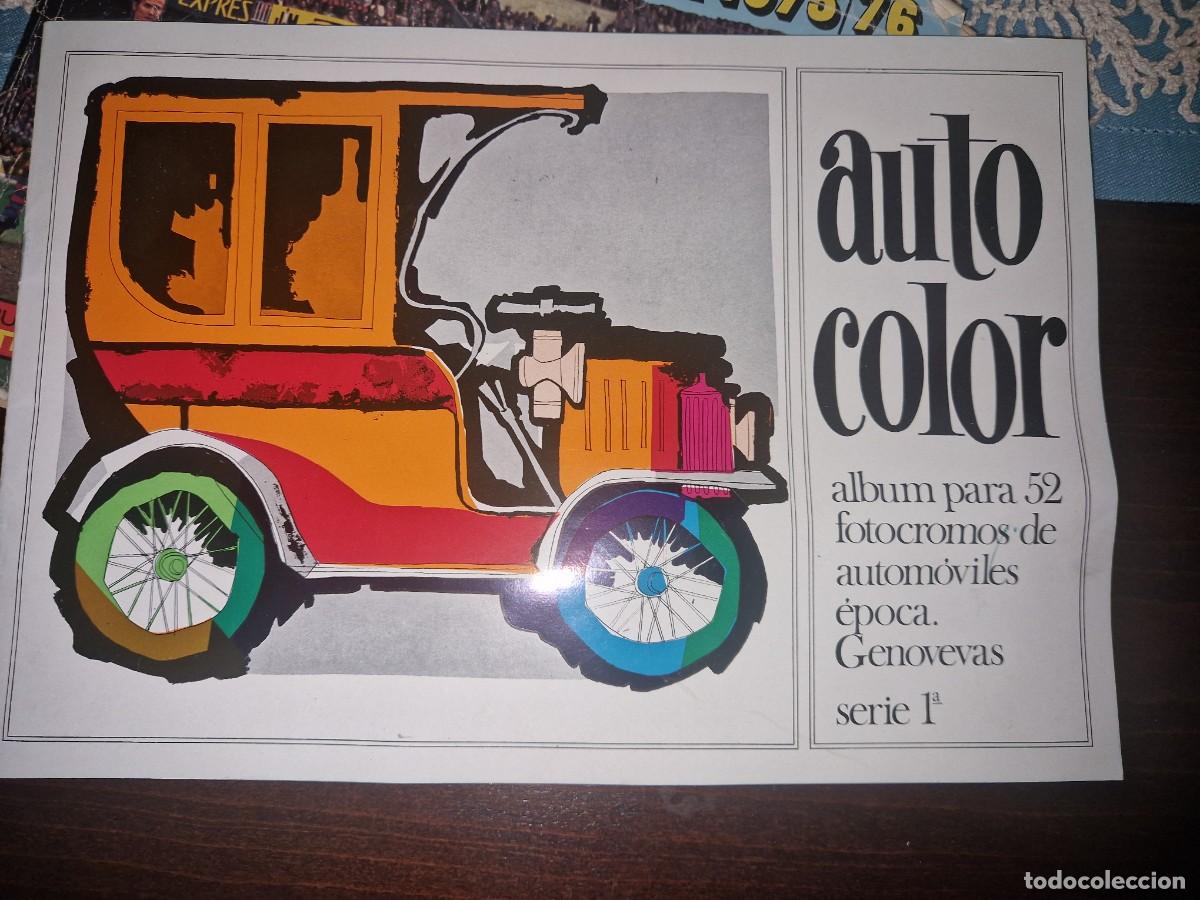 Coleccionismo &aacute;lbum: ALBUM CROMOS AUTO COLOR, AUTOMOVILES EPOCA, GENOVEVAS, SERIE 1&ordf;, COMPLETO