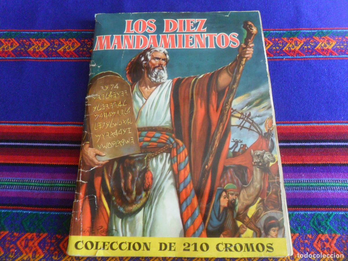 Collectionnisme Album: LOS DIEZ MANDAMIENTOS COMPLETO 210 CROMOS. BRUGUERA 1959.