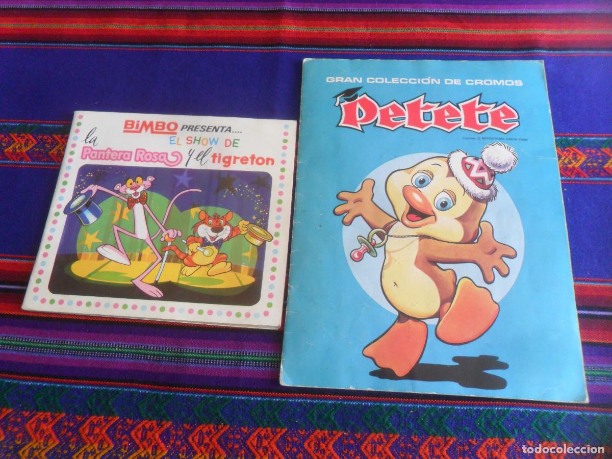 Coleccionismo &aacute;lbum: EL SHOW DE LA PANTERA ROSA Y TIGRET&Oacute;N VAC&Iacute;O PLANCHA BIMBO 1974 Y GRAN COLECCI&Oacute;N PETETE COMPLETO 1981