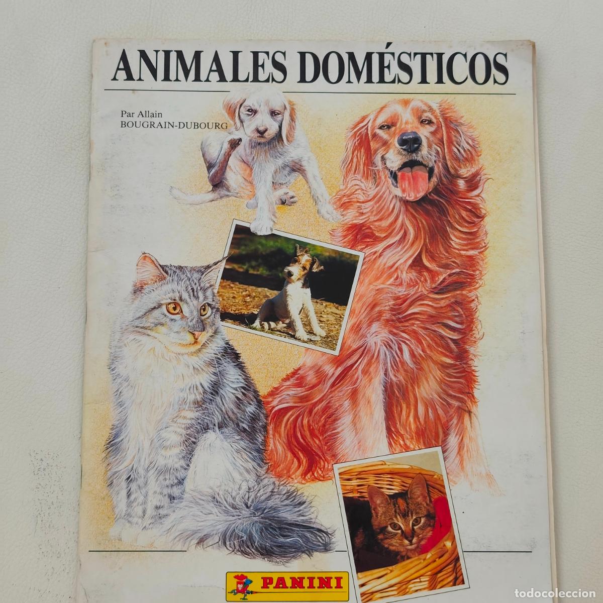 Coleccionismo &aacute;lbum: ALBUM BUEN ESTADO ANIMALES DOMESTICOS PANINI,COMPLETO
