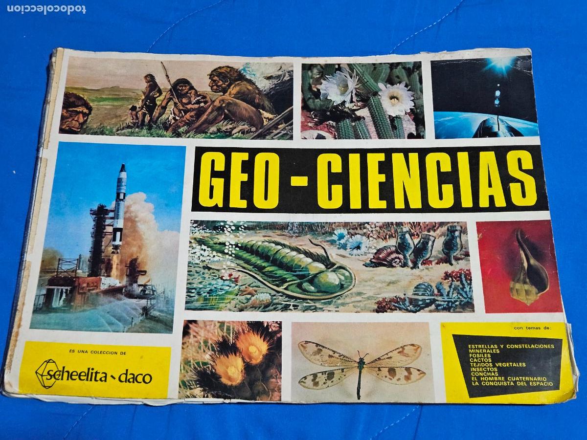 Coleccionismo &aacute;lbum: &Aacute;LBUM: GEO-CIENCIAS - 343 CROMOS, COMPLETO - EDICIONES KEISA - A&Ntilde;O 1971