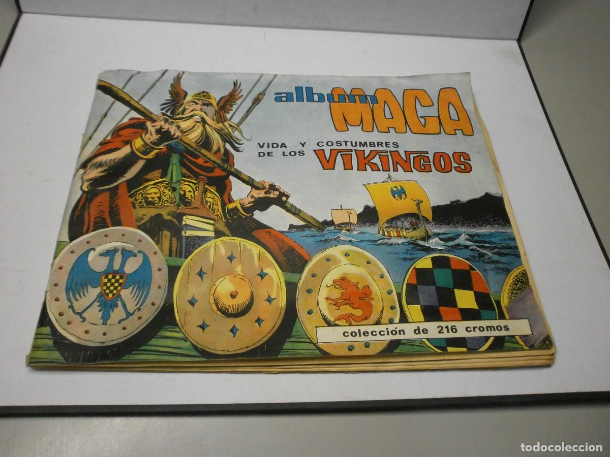 Coleccionismo &aacute;lbum: album completo maga vikingos a&ntilde;o 1965