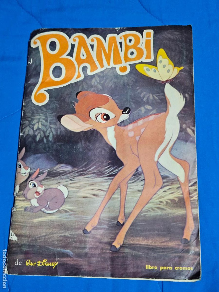 Coleccionismo &aacute;lbum: &Aacute;lbum Cromos BAMBI (COMPLETO, Con sus 210 cromos) Incluye P&oacute;ster (Faltan 5 pegatinas)