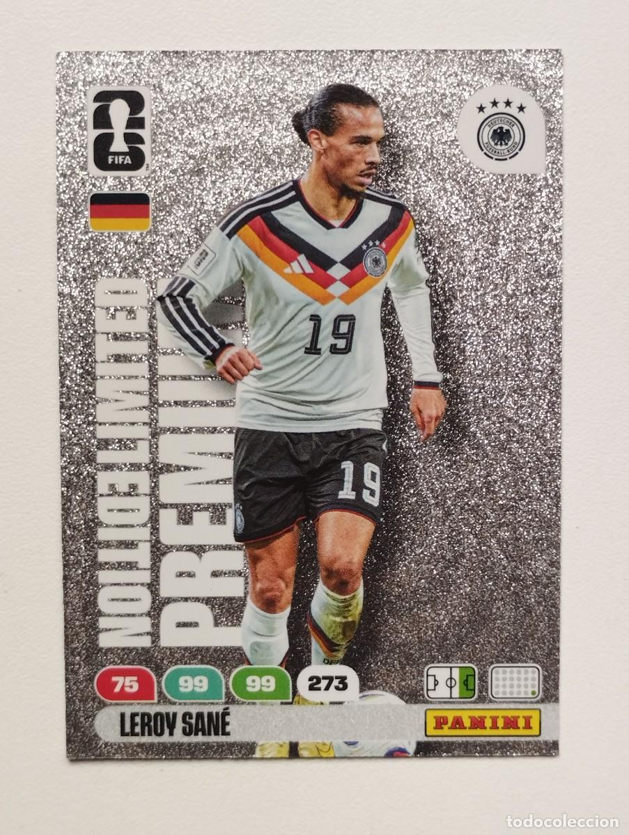Coleccionismo &aacute;lbum: CROMO CARD ADRENALYN MUNDIAL WORLD CUP 2026 LIMITED EDITION PREMIUM LEROY SANE ALEMANIA