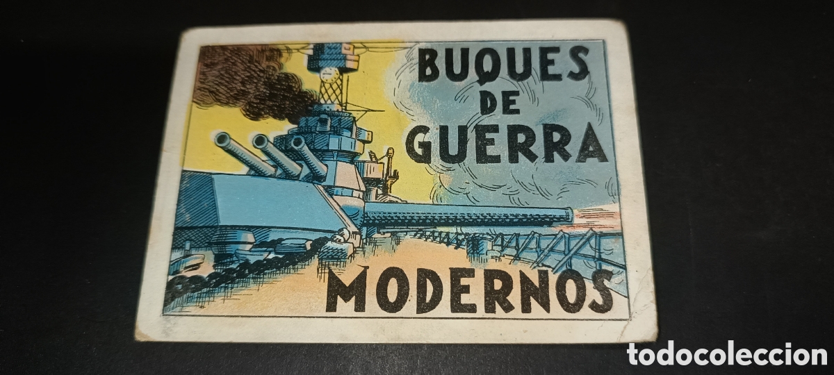 Coleccionismo &aacute;lbum: - &rdquo; BUQUES DE GUERRA MODERNOS &rdquo; - COMPLETA, 25 CROMOS - CHOCOLATES COMET - ( FIGUERAS ) - EXCELENTE