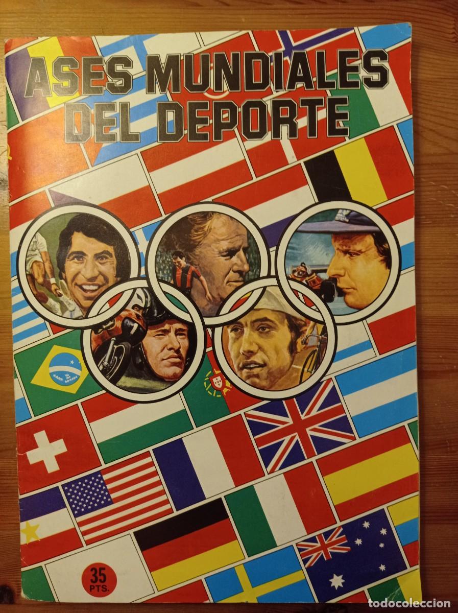 Coleccionismo &aacute;lbum: Album Ases Mundiales del Deporte 1979 QUELCOM - COMPLETO