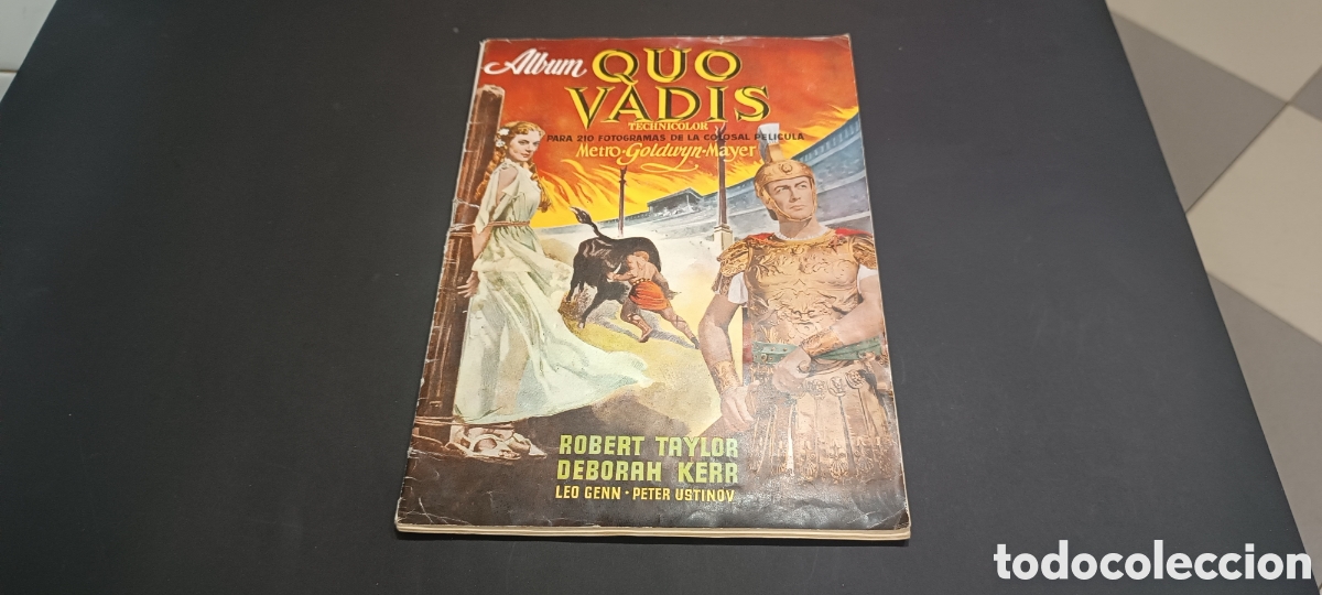 Coleccionismo &aacute;lbum: &Aacute;lbum - QUO VADIS - EDITORIAL CLIPER 1954 - COMPLETO - BUEN ESTADO