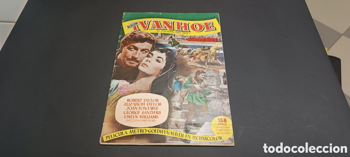 Coleccionismo &aacute;lbum: &Aacute;lbum - IVANHOE - EL PALADIN DEL REY - EDICIONES CLIPER 1953 - COMPLETO - BUEN ESTADO