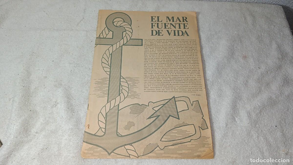 Coleccionismo &aacute;lbum: ANTIGUO ALBUM DE CROMOS EL MAR FUENTE DE VIDA ED. RUIZ ROMERO A&Ntilde;O 1973 COMPLETO