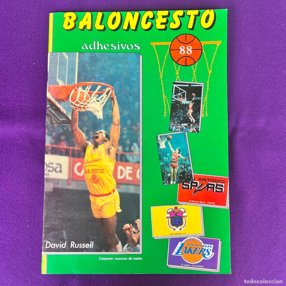Coleccionismo &aacute;lbum: ALBUM DE CROMOS BALONCESTO. BALONCESTO 88. COMPLETO. J. MERCHANTE EDITOR.