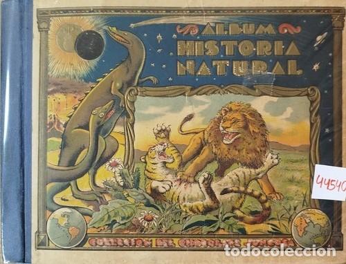 Coleccionismo &aacute;lbum: Precioso &aacute;lbum completo 'HISTORIA NATURAL' con 596 cromos de Juncosa.