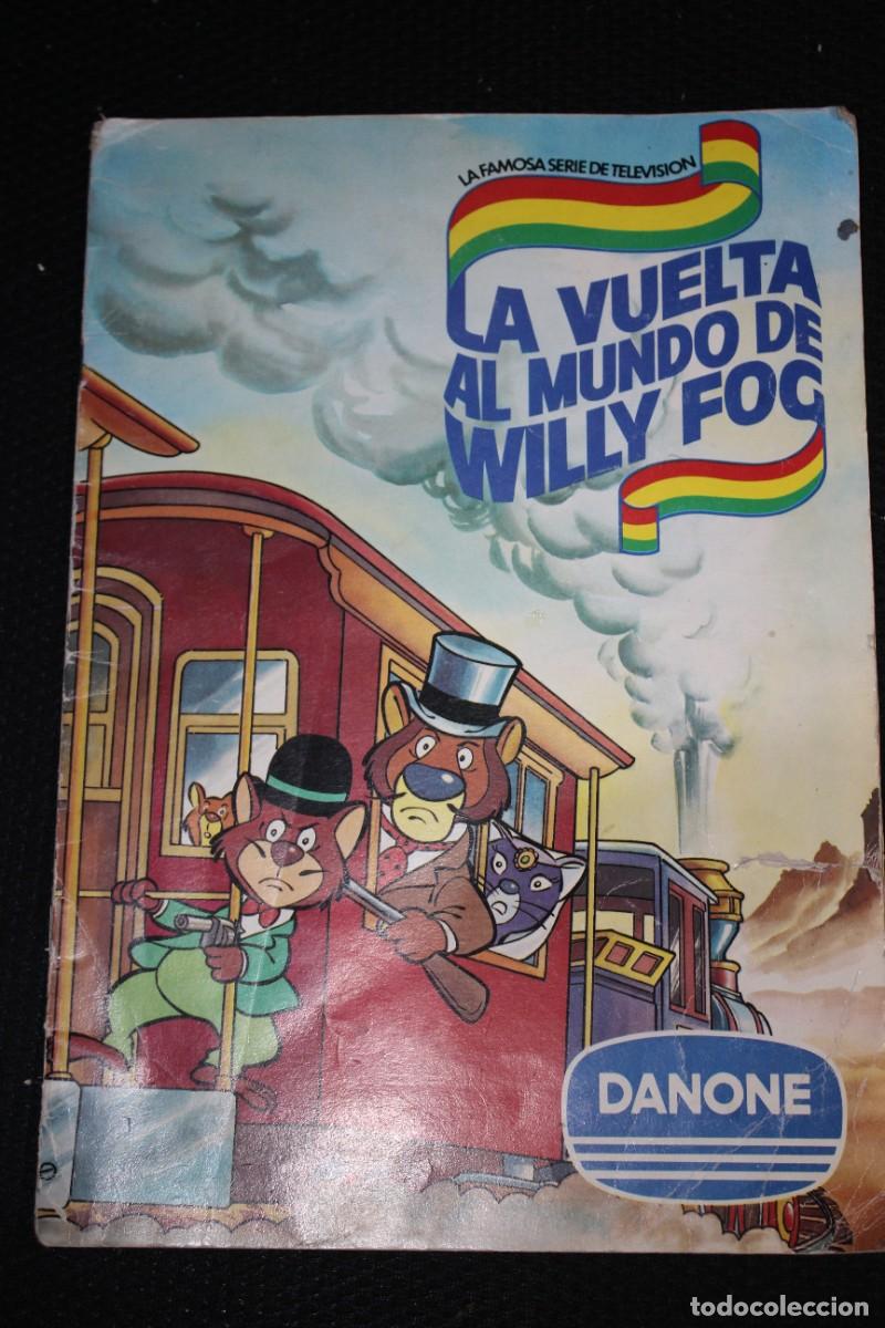 Coleccionismo &aacute;lbum: ALBUM DANONE- LA VUELTA AL MUNDO DE WILLY FOC - INCOMPLETO - FALTAN 4 CROMOS
