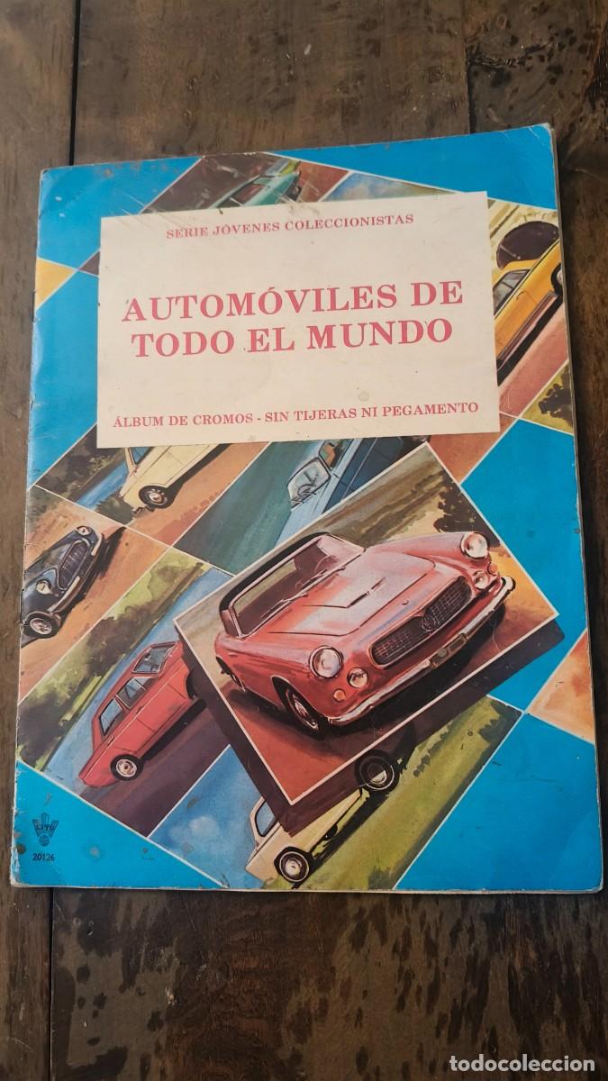Coleccionismo &aacute;lbum: Album cromos automobiles de todo el mundo
