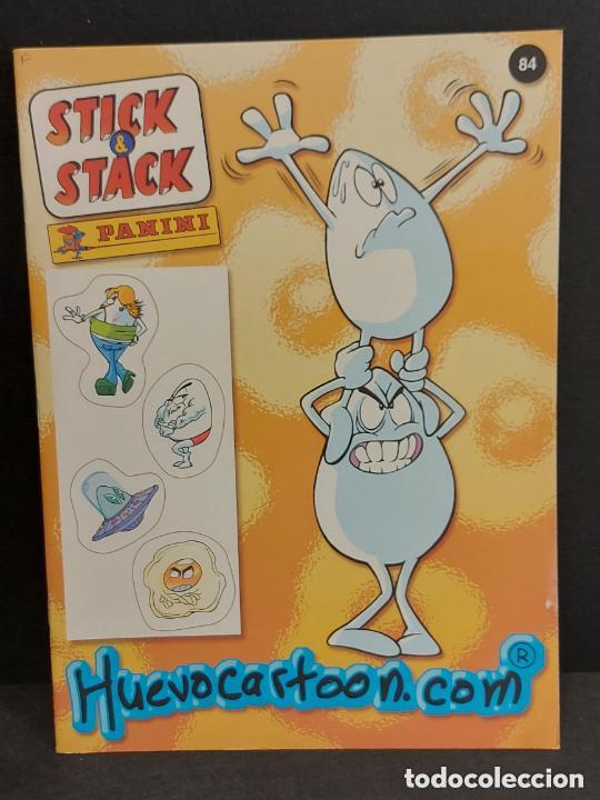Coleccionismo &aacute;lbum: HUEVOCARTOON.COM N.&ordm; 84 | STICK & STACK PANINI 2003 | NUEVO SIN USO