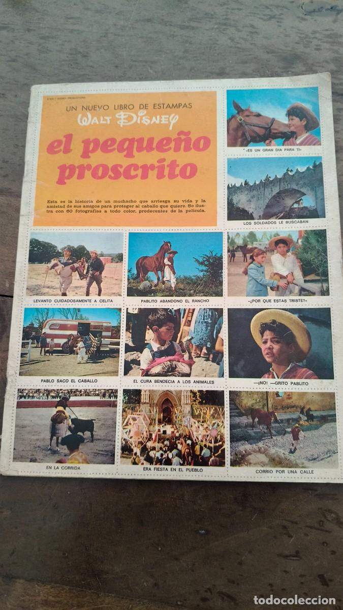 Coleccionismo &aacute;lbum: Album cromos Walt Disney El pequeno proscrito 1950,60 complet
