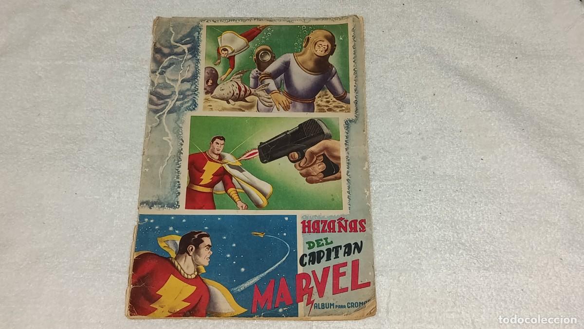 Coleccionismo &aacute;lbum: ANTIGUO ALBUM DE CROMOS HAZA&Ntilde;AS DEL CAPITAN MARVEL ED. FHER COMPLETO A&Ntilde;O 1949