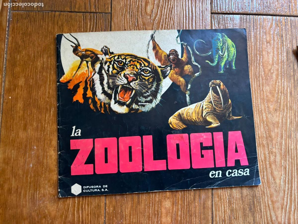 Coleccionismo &aacute;lbum: ZOOLOGIA EN CASA EDITORIAL DIDEC ALBUM DE 283 CROMOS COMPLETO