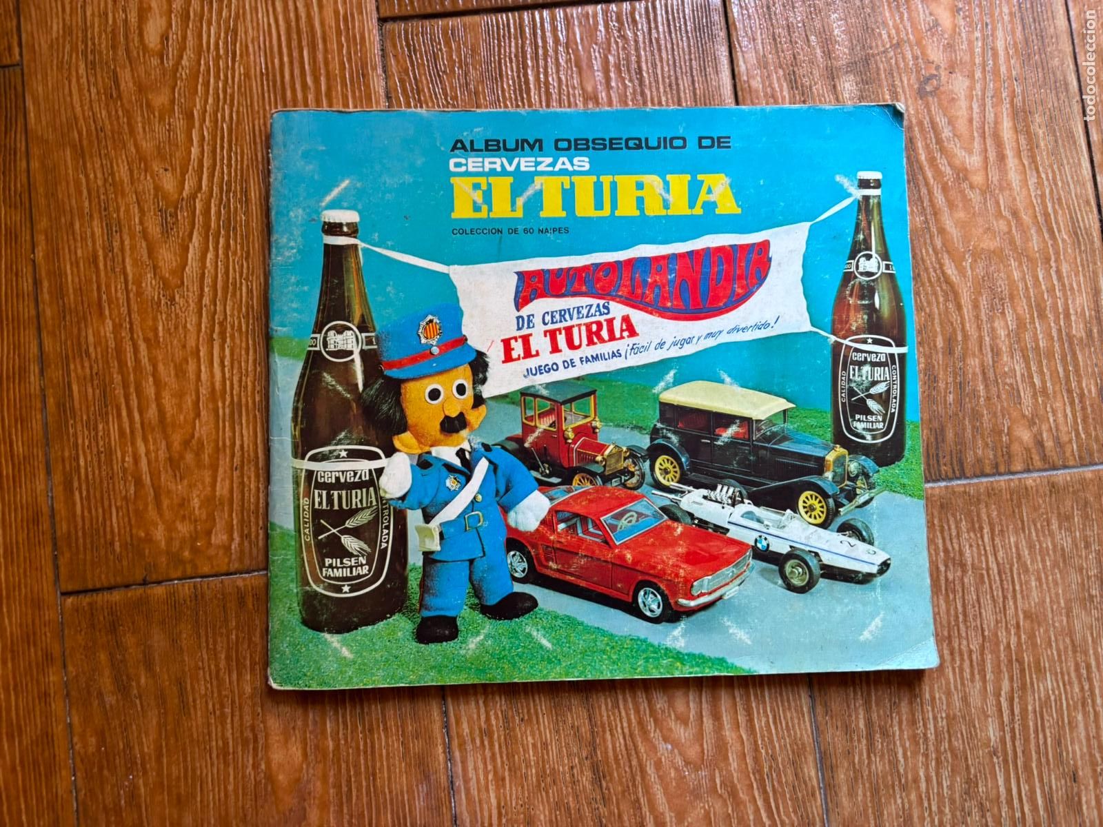 Coleccionismo &aacute;lbum: AUTOLANDIA CERVEZAS EL TURIA COMPLETO 60 CROMOS