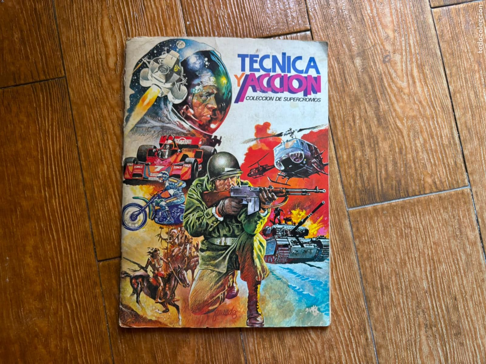 Coleccionismo &aacute;lbum: &Aacute;LBUM DE CROMOS T&Eacute;CNICA Y ACCI&Oacute;N - COMPLETO - EDICIONES ESTE - A&Ntilde;O 1980.