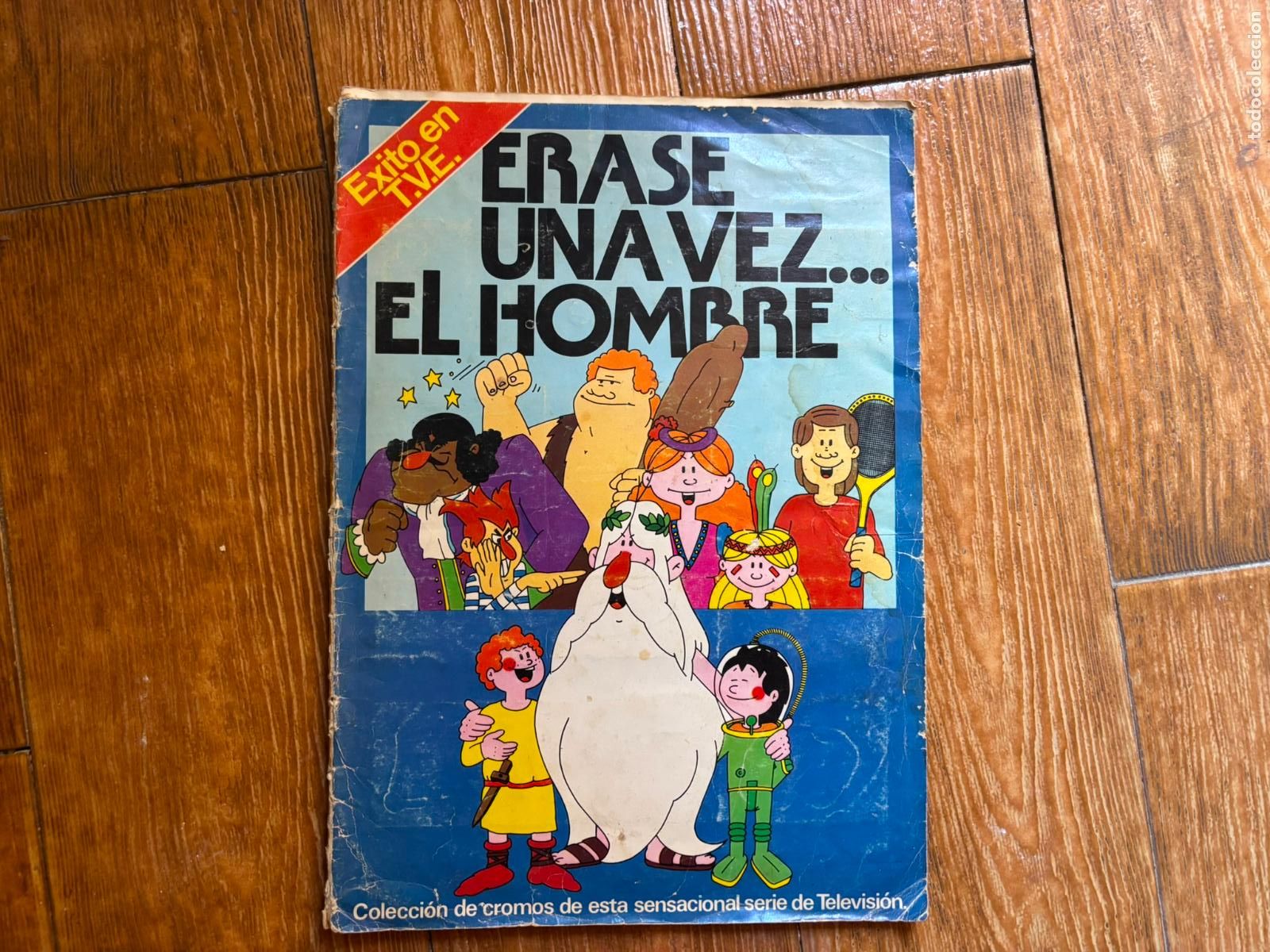 Coleccionismo &aacute;lbum: &Aacute;LBUM DE CROMOS COMPLETO - &Eacute;RASE UNA VEZ UN HOMBRE SERIE TV - EDICIONES PACOSA DOS