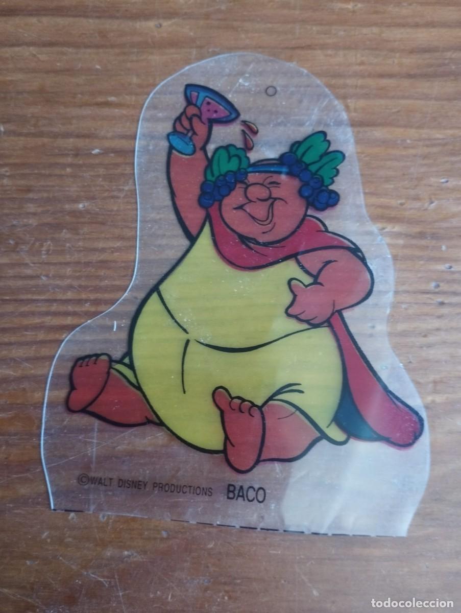 Coleccionismo &aacute;lbum: Cromo troquelado vintage de Baco (Bacchus) - Pel&iacute;cula Fantas&iacute;a (1940) de Walt Disney Productions.