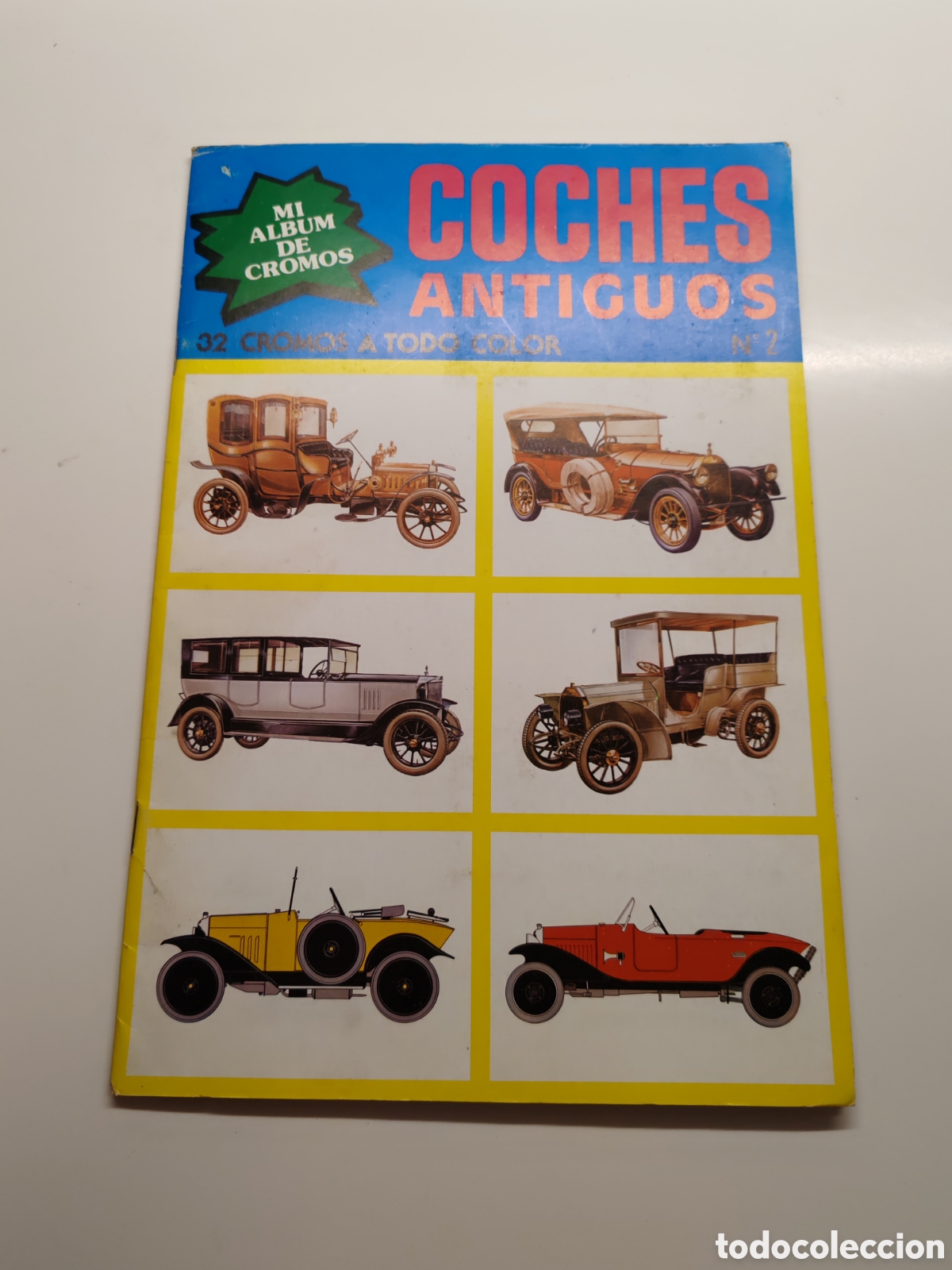 Coleccionismo &aacute;lbum: ALBUM COMPLETO COCHES ANTIGUOS N&ordm; 2 ALBUM COMPLETO 32 CROMOS DE NUEVA SITUACION