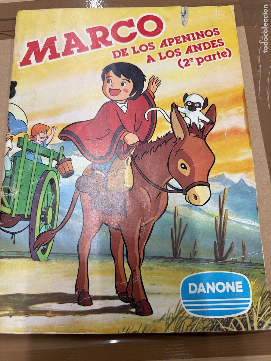 Coleccionismo &aacute;lbum: MARCO DE LOS APENINOS A LOS ANDES Album de cromos. Todas las paginas fotografiadas