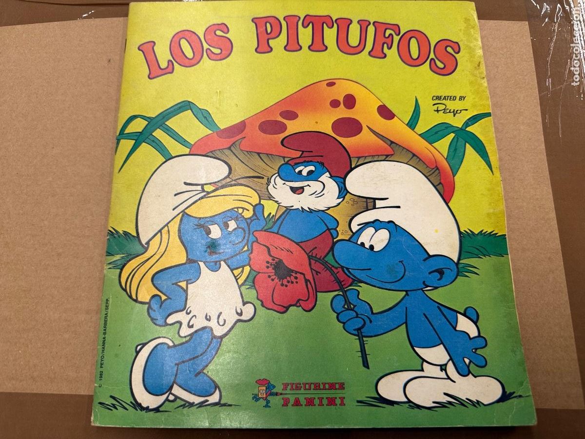 Coleccionismo &aacute;lbum: LOS PITUFOS Album de cromos. Todas las paginas fotografiadas