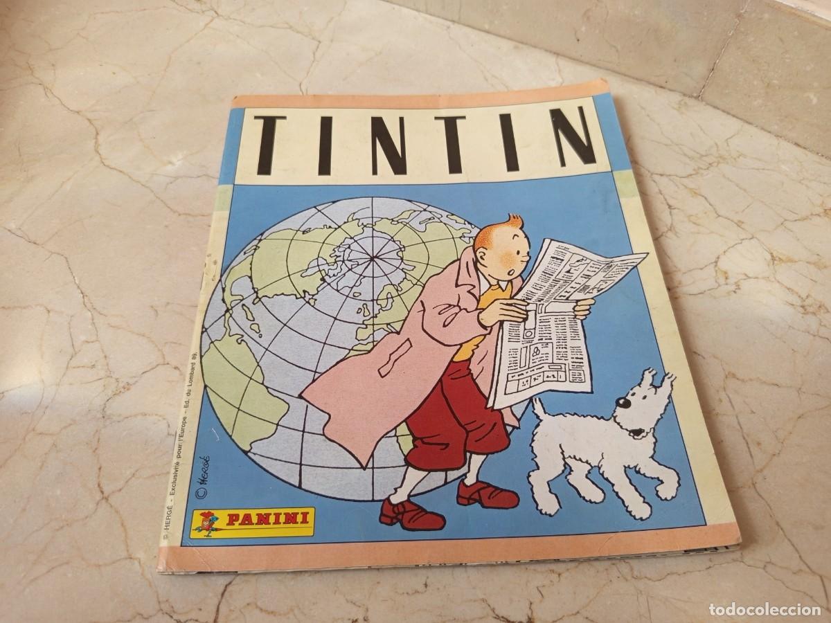Collezionismo &Aacute;lbum: &Aacute;lbum completo de cromos TINTIN (Panini 1989)