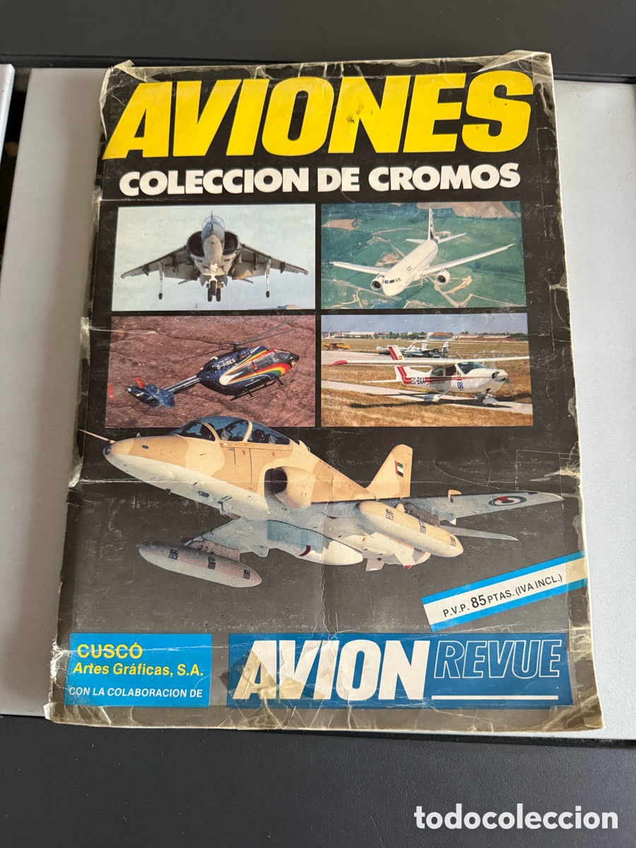 Coleccionismo &aacute;lbum: &Aacute;LBUM CROMOS. AVIONES. Avion Revue. COMPLETO