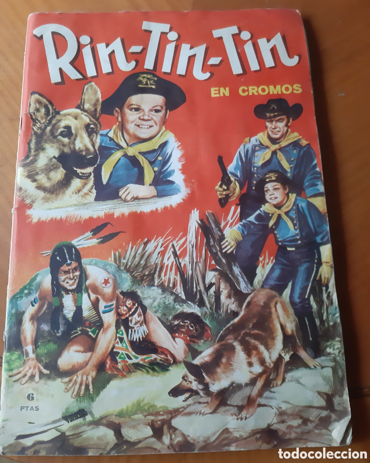 Coleccionismo &aacute;lbum: &Aacute;lbum de cromos Rin-Tin-Tin. Editorial Fher. Completo.