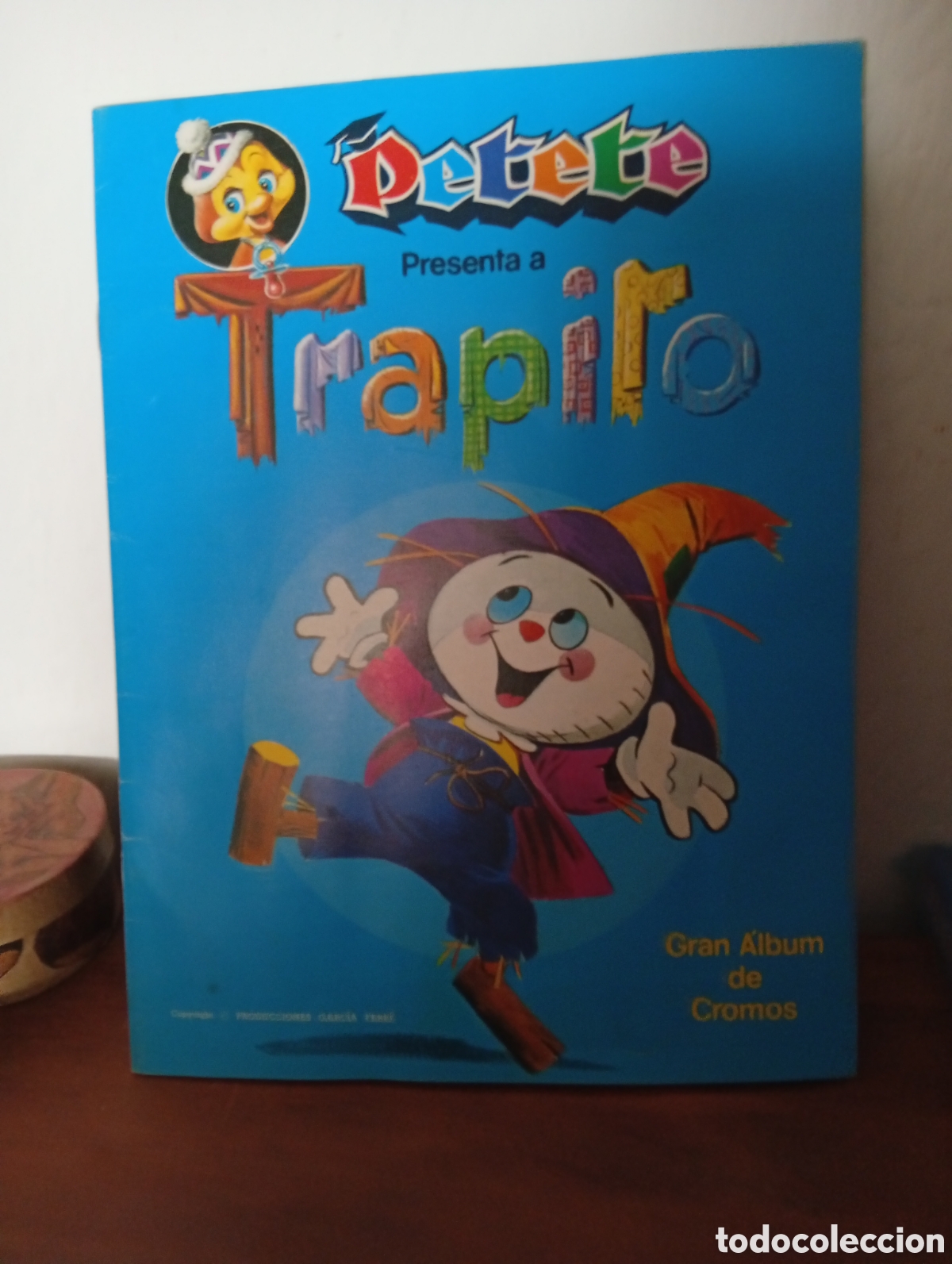 Coleccionismo &aacute;lbum: Petete presenta a Trapito album de cromos completo