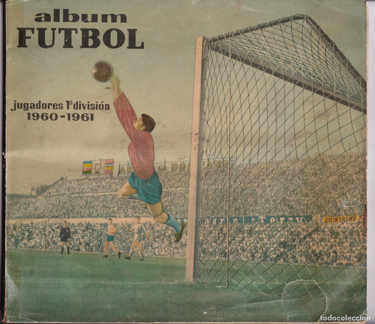 Coleccionismo &aacute;lbum: &Aacute;LBUM F&Uacute;TBOL. EQUIPOS PRIMERA DIVISI&Oacute;N TEMPORADA 1960 - 1961. COMPLETO A FALTA DE UN CROMO