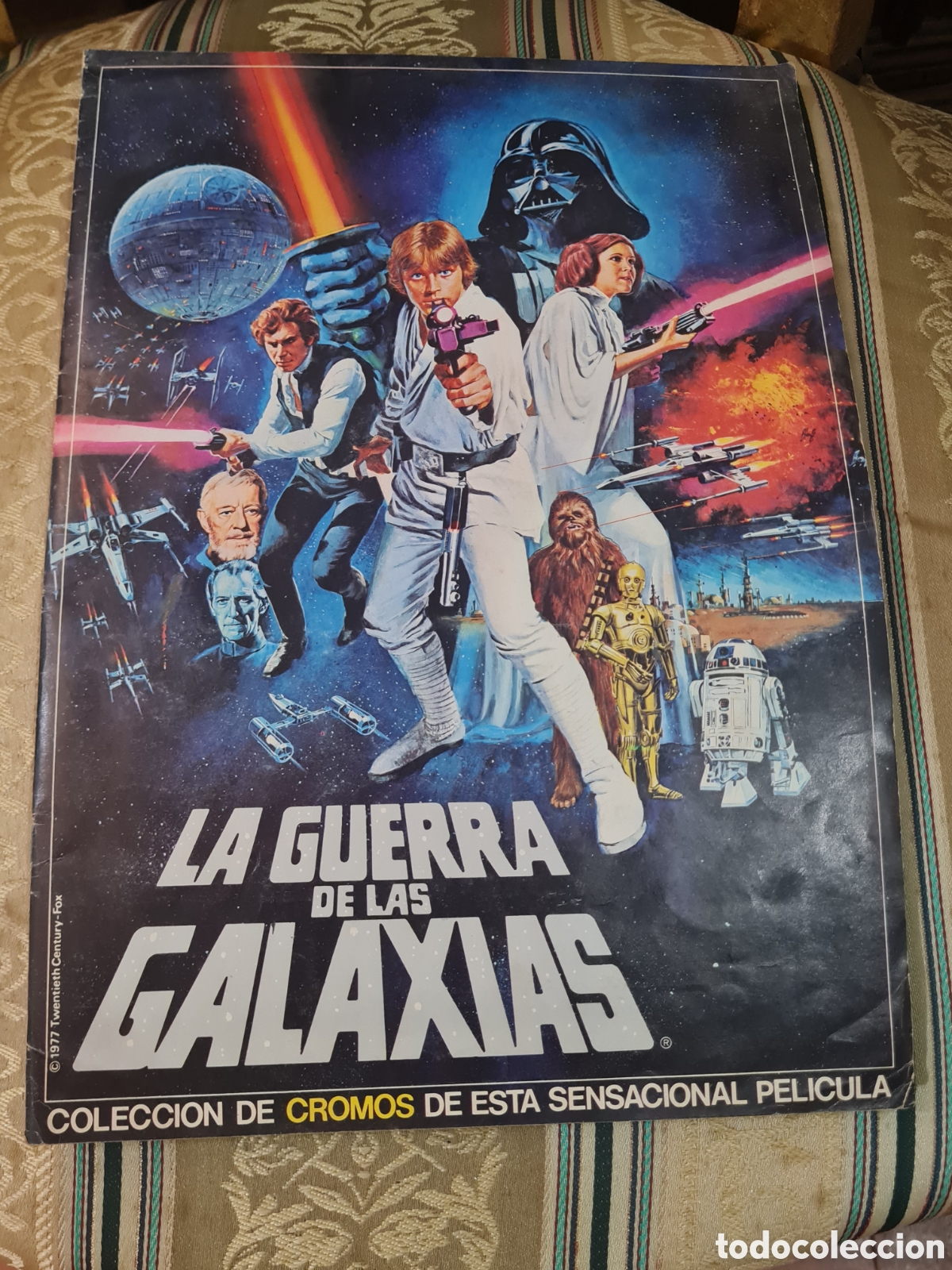 Coleccionismo &aacute;lbum: &Aacute;lbum de cromos LA GUERRA DE LAS GALAXIAS 1977 COMPLETO como nuevo