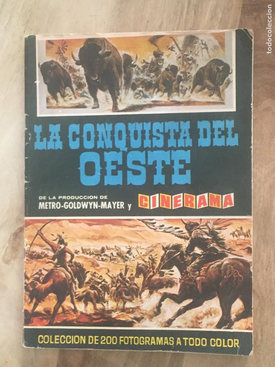 Colecionismo Caderneta: la conquista del oeste album de cromos completo perfecto estado casi como nuevo