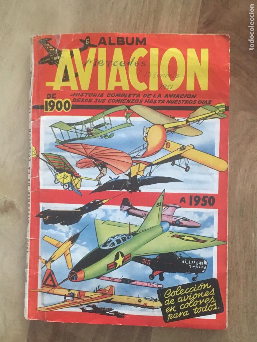 Colecionismo Caderneta: aviacion album de cromos completo muy buen estado