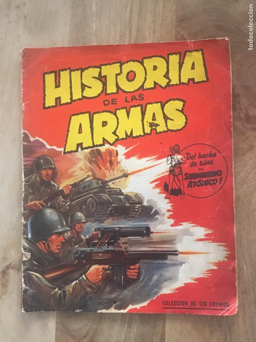 Colecionismo Caderneta: historia de las armas album de cromos completo muy buen estado