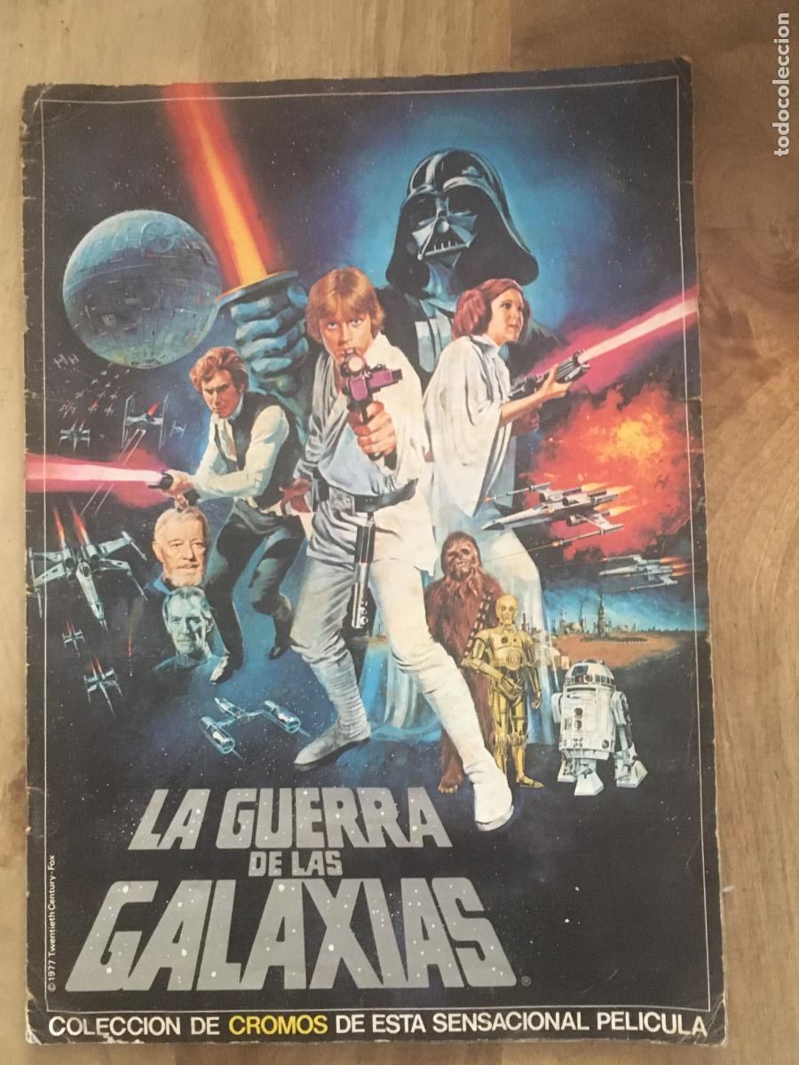 Colecionismo Caderneta: la guerra de las galaxias star wars album de cromos completo muy buen estado