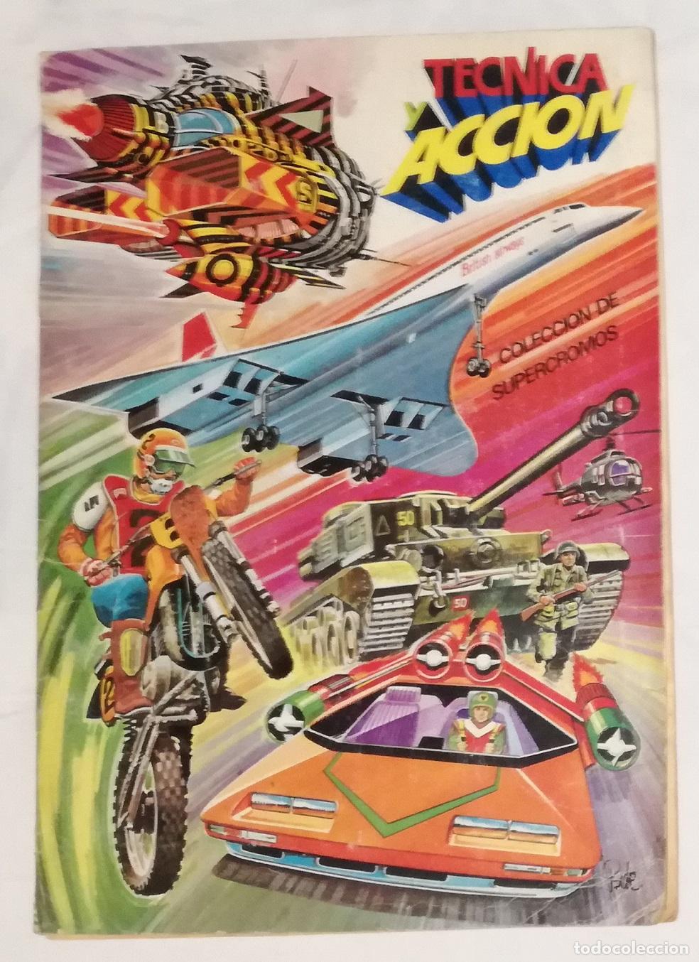 Coleccionismo &aacute;lbum: Album Tecnica y accion, ESTE - Completo, con 194 cromos