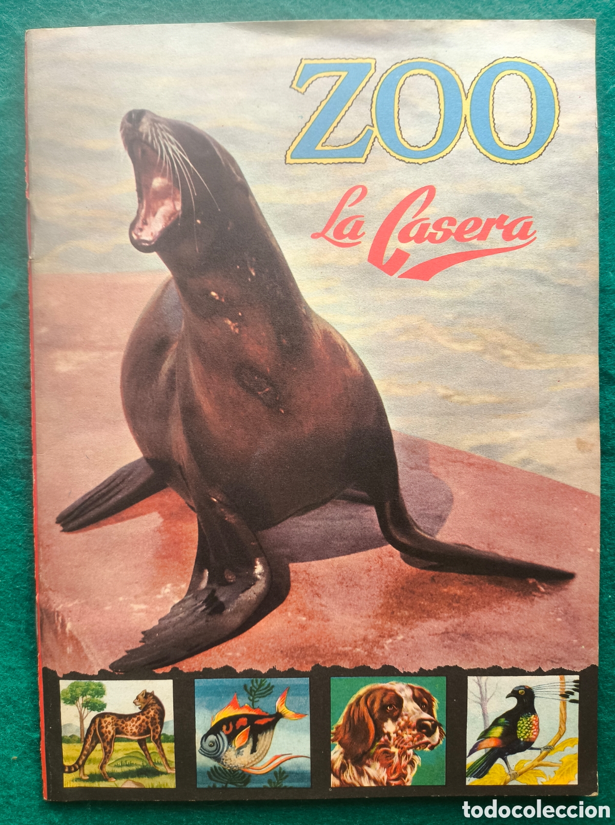 Coleccionismo &aacute;lbum: ZOO &Aacute;LBUM CROMOS COMPLETO PUBLICIDAD LA CASERA ED. FHER 1972