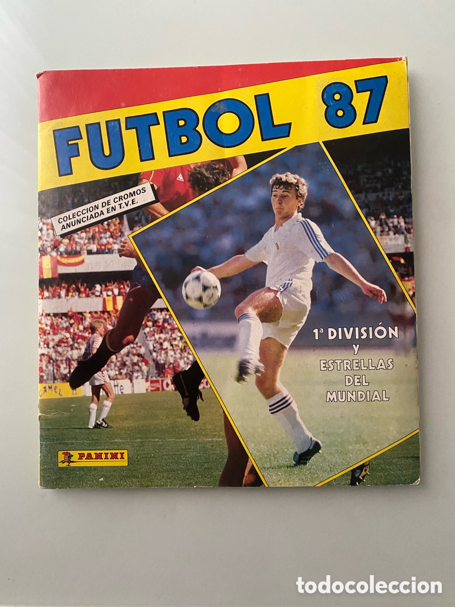 Coleccionismo &aacute;lbum: &Aacute;LBUM DE CROMOS FUTBOL 87 1a DIVISI&Oacute;N Y ESTRELLAS DEL MUNDIAL