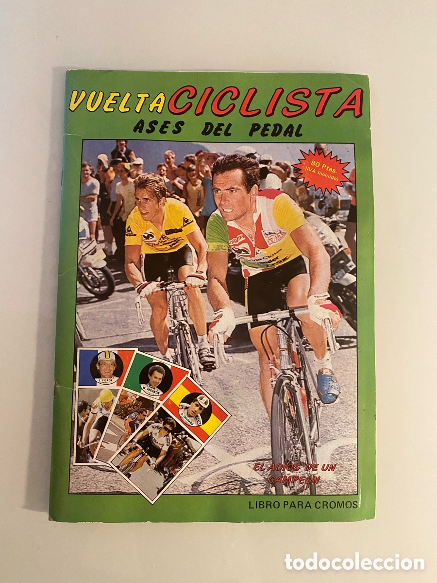 Coleccionismo &aacute;lbum: ALBUM VUELTA CICLISTA ASES DEL PEDAL COMPLETO
