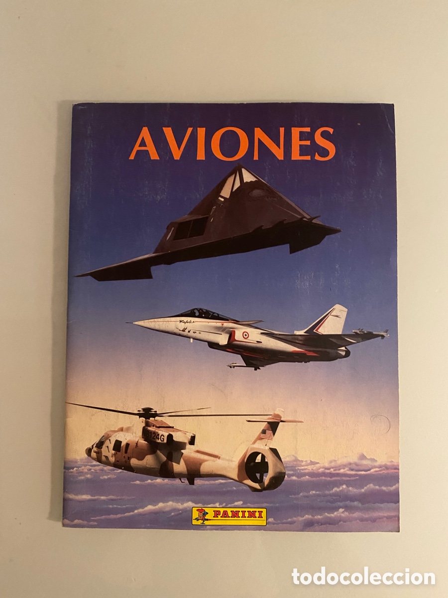 Coleccionismo &aacute;lbum: ALBUM DE CROMOS AVIONES Panini