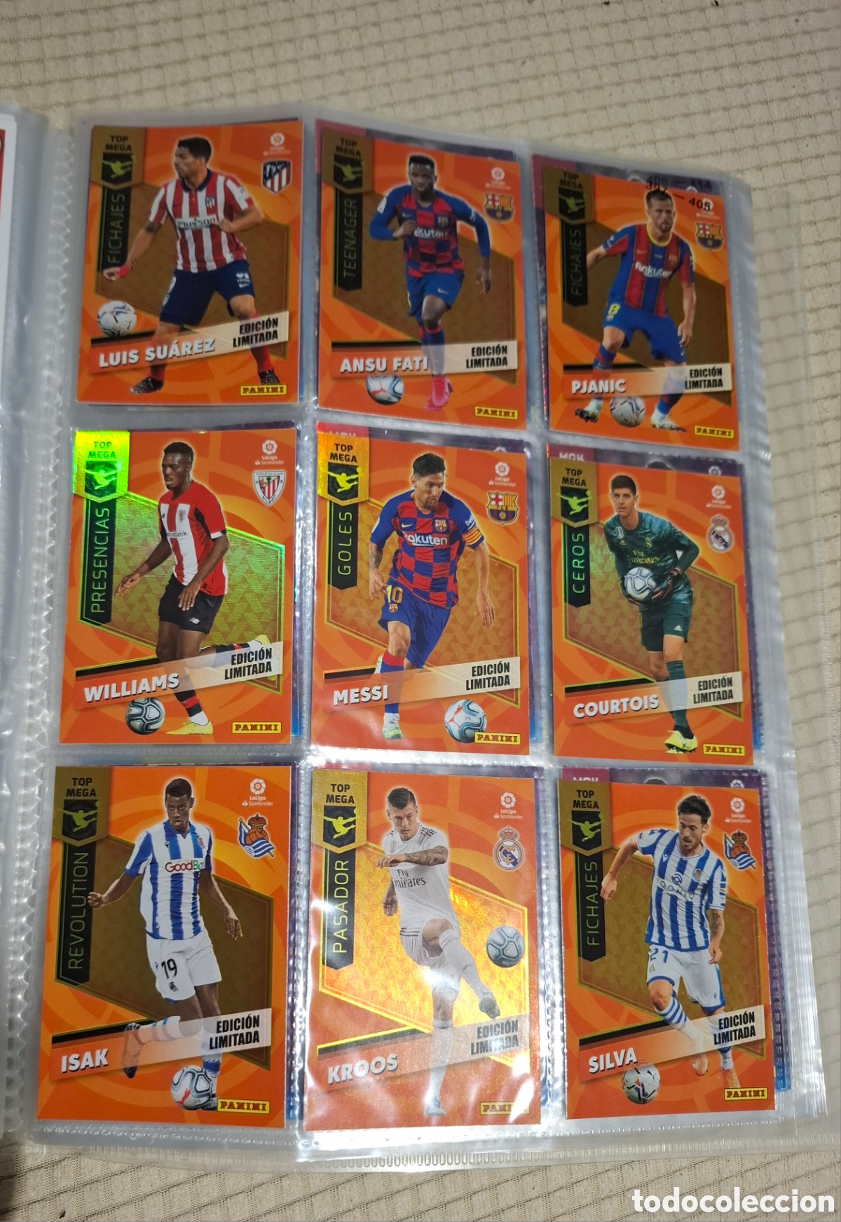 Coleccionismo &aacute;lbum: Lote 9 edicion limitada megacracks 20-21 Messi