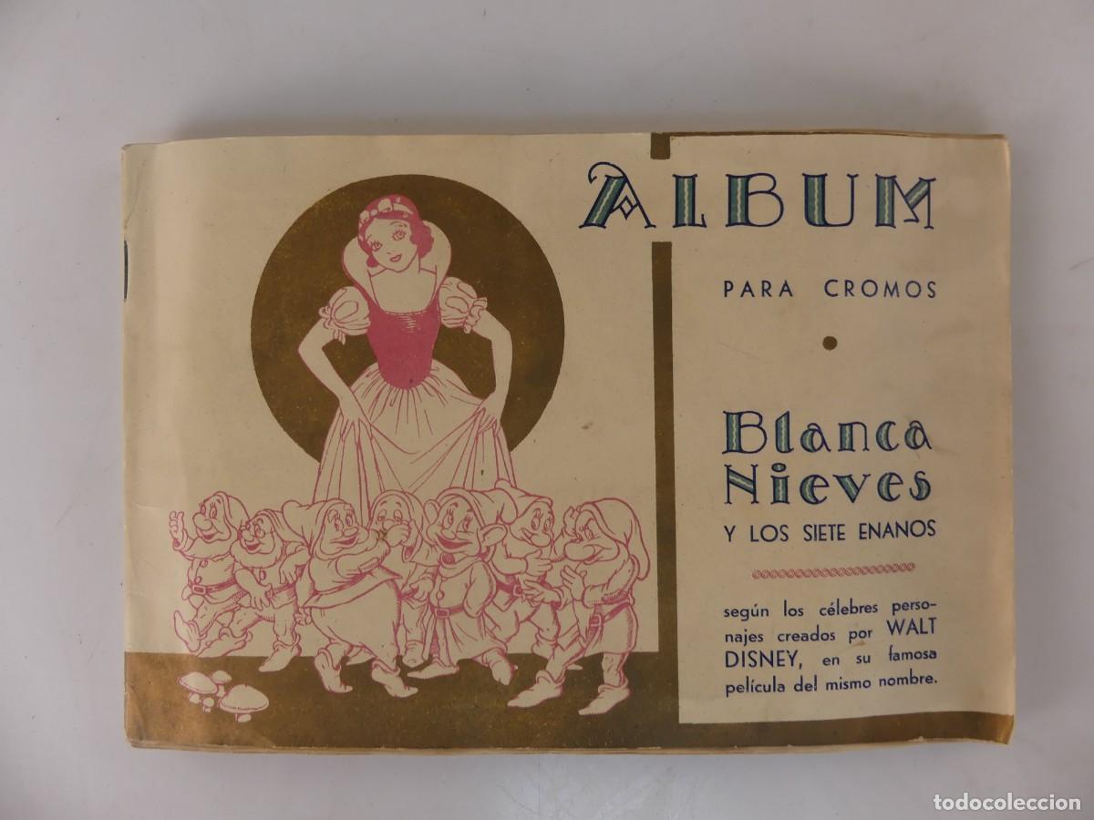 Colecionismo Caderneta: ALBUM CON CROMOS COMPLETO - BLANCA NIEVES Y SIETE ENANITOS