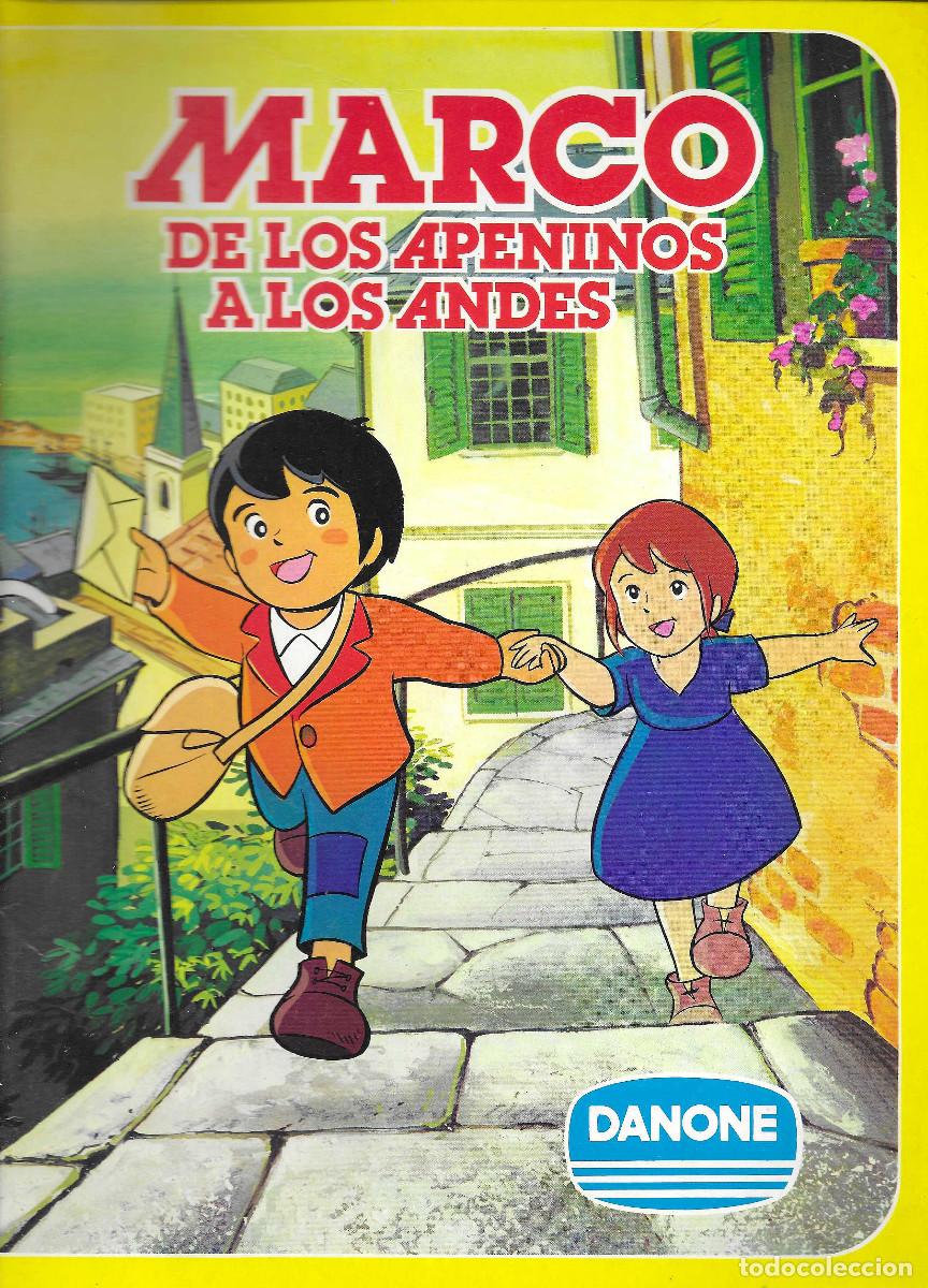 Coleccionismo &aacute;lbum: Marco de los Apeninos a los Andes. &Aacute;lbum de cromos DANONE
