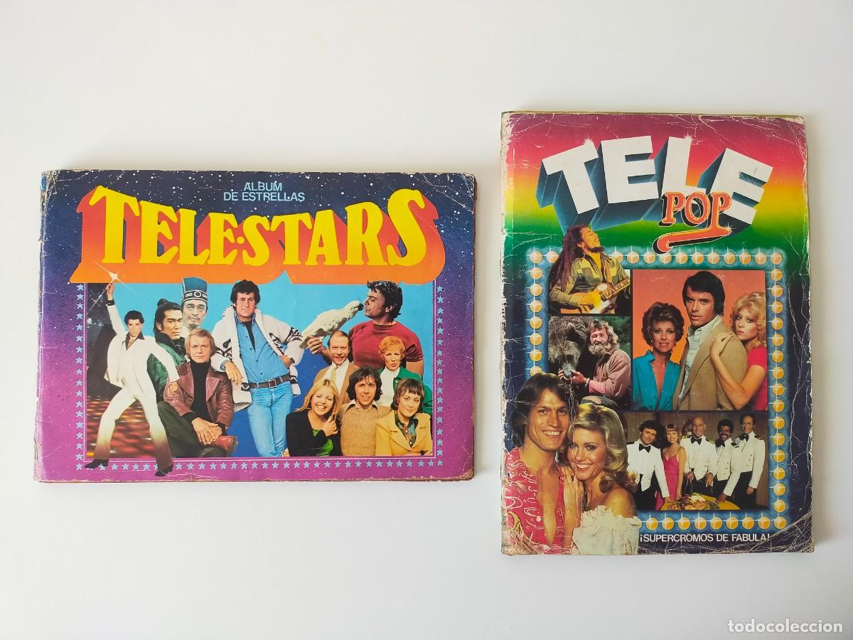 Coleccionismo &aacute;lbum: &Aacute;lbumes TELE STARS (Completo) 1978 y TELE POP (A falta de 11 cromos) 1980 // Ediciones Este.