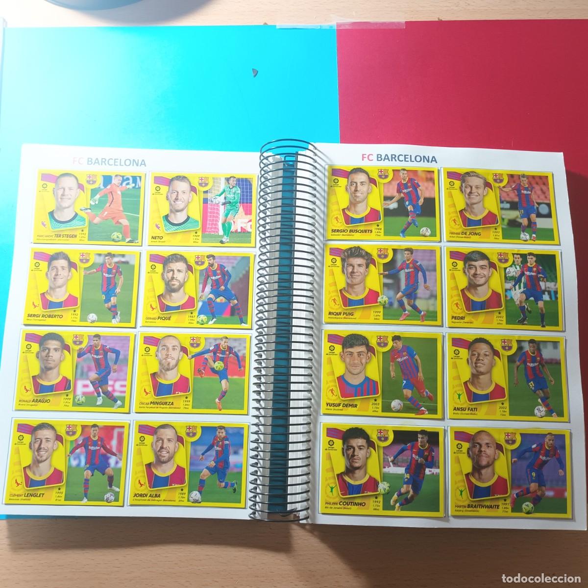 Coleccionismo &aacute;lbum: &Aacute;lbum LaLiga Santander 21-22 Completo Artesanal